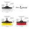 Drill Brush Power Scrubber By Useful Products 5 in W 5 in L Brush, Variety 5in-S-RWY-H-DB - alternate 4